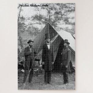 Puzzle Abraham Lincoln 16º presidente de América.