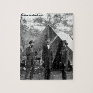 Puzzle Abraham Lincoln 16º presidente de América.