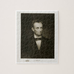 Puzzle Abraham Lincoln, décimosexto presidente del Stat