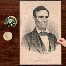 Puzzle Abraham Lincoln Eligió al Presidente 1860