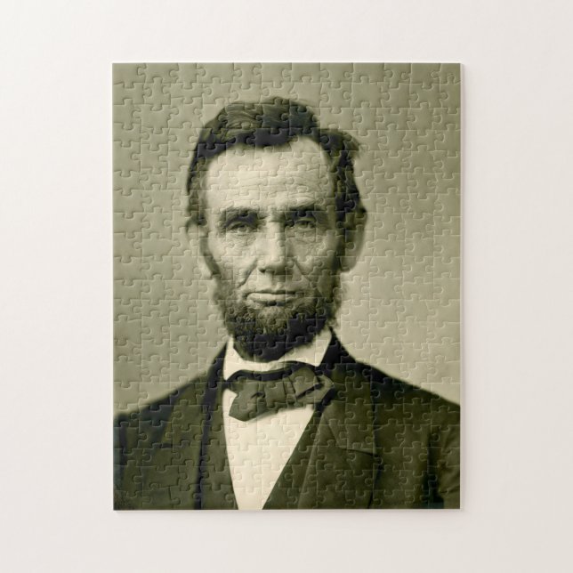 Puzzle Abraham Lincoln presidente usa Estados Unidos (Vertical)