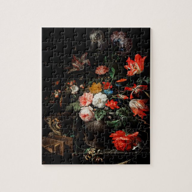 Puzzle Abraham Mignon El Bouquet Girado. Floral (Vertical)