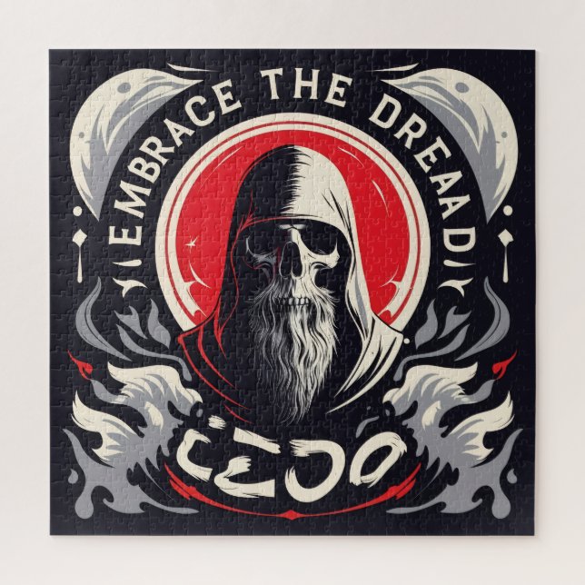 Puzzle Abraza al Dread: El arte de la parca (Vertical)