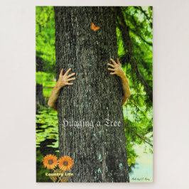 Puzzle Abrazando un árbol - Vida de campo