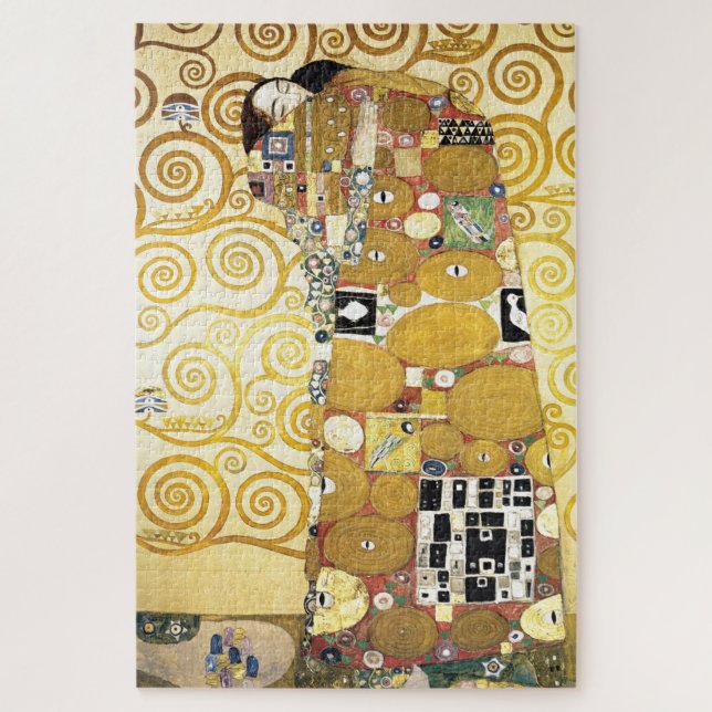 Puzzle Abrazo de Gustav Klimt Painting Pattern Artwork (Vertical)
