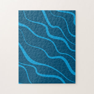 Puzzle Absorción de ondas azules, simples, modernas y fre