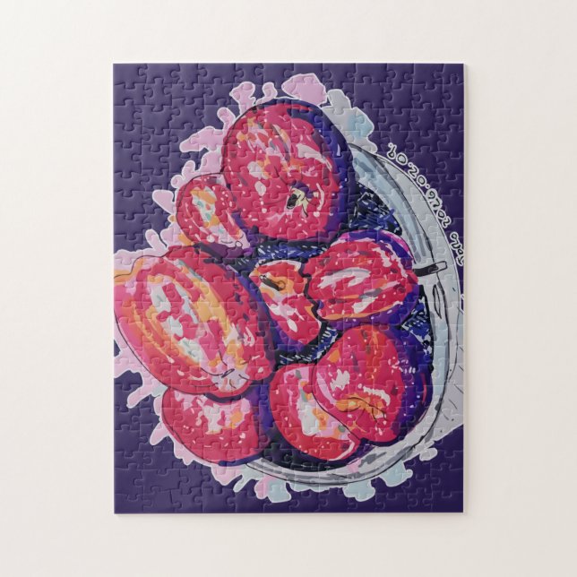 Puzzle Abstract Apples (Vertical)