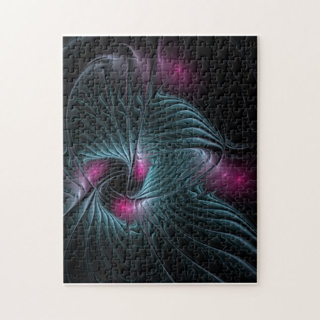 Puzzle Abstract Colorful Fantasy Fractal (Vertical)