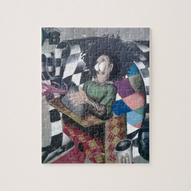 Puzzle Abstract Graffiti Artwork (Vertical)