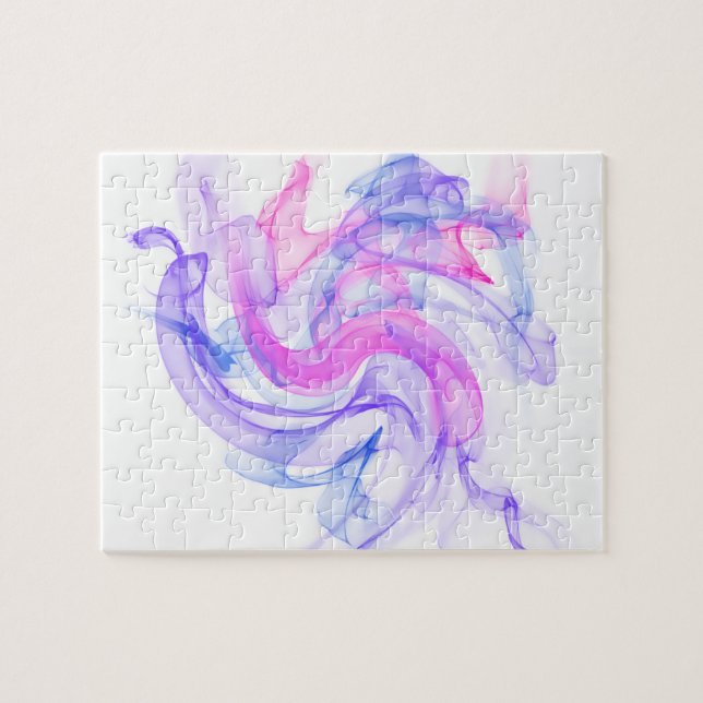Puzzle Abstracta el humo en el agua (Horizontal)