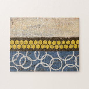 Puzzle Abstracto de Honey Comb I