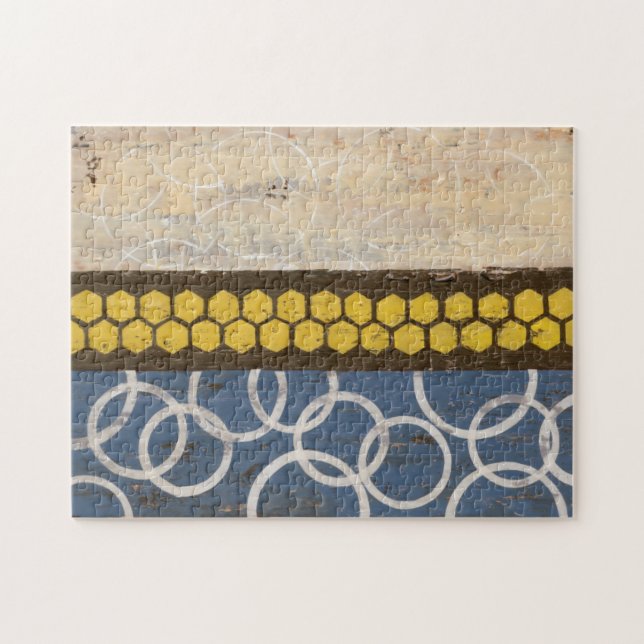 Puzzle Abstracto de Honey Comb I (Horizontal)