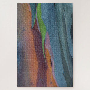 Puzzle Abstracto Del Árbol De Goma Arcoiris