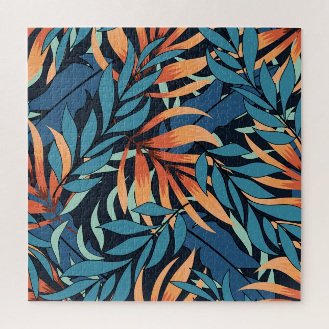 Puzzle Abstracto tropical Pastel (Vertical)
