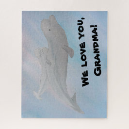 Puzzle Abuela Abuela Madre Madre bebé Beluga Ballena