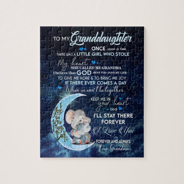 Puzzle Abuela Aovers | Carta A Mi Nieta (Vertical)