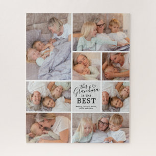 Puzzle Abuela es la Mejor Colage de Fotos