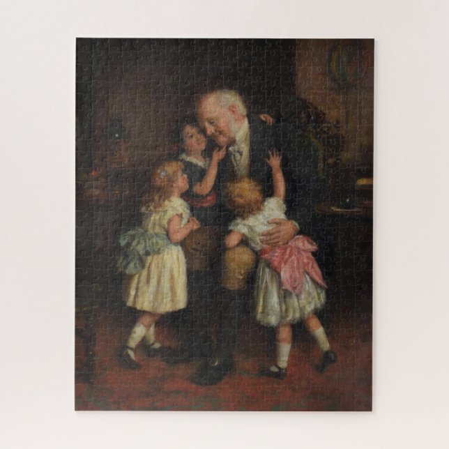 Puzzle Abuelo e hijas (por Joseph Clark) (Vertical)