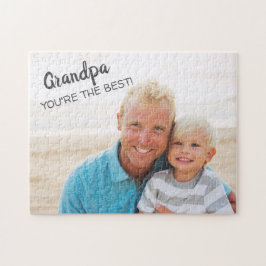 Puzzle Abuelo, eres el mejor abuelo de la foto