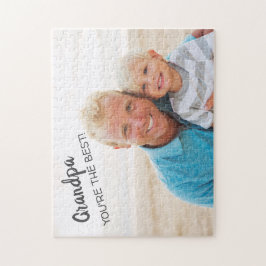 Puzzle Abuelo, eres el mejor abuelo de la foto