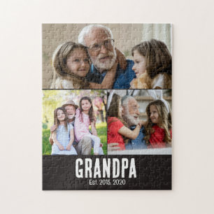 Puzzle Abuelo estableció la foto 3 de escritura grunge ne