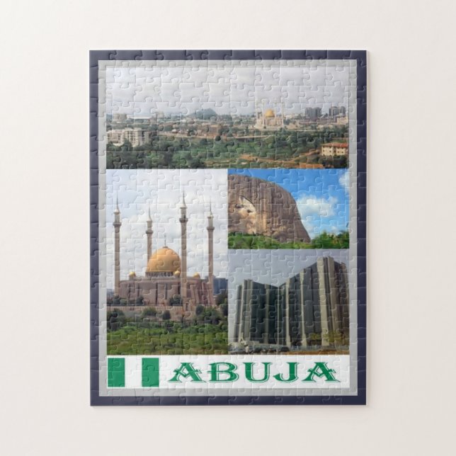 Puzzle Abuja - Nigeria - Mosaico - (Vertical)