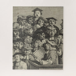 Puzzle Académicos en una conferencia (por William Hogarth