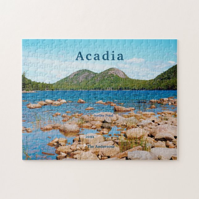 Puzzle Acadia Bubble Mountains Jordan Pond National Park (Horizontal)