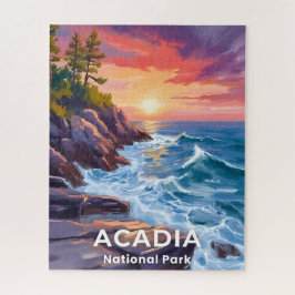 Puzzle Acadia National Park | Otter Cliffs Maine Travel