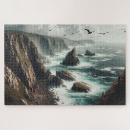 Puzzle Acantilados Costeros - Paisaje Escénico Impresiona