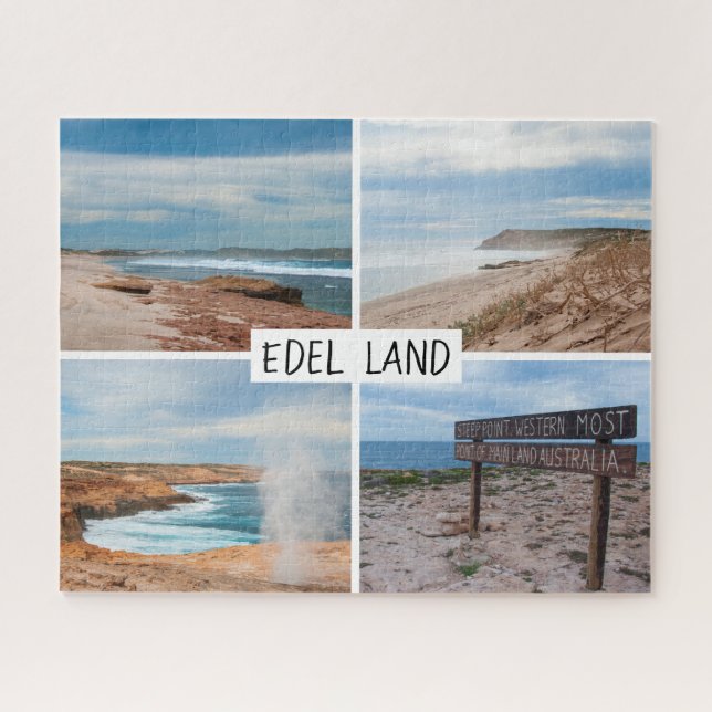 Puzzle Acantilados de caliza espectacular costa, 520 piez (Horizontal)