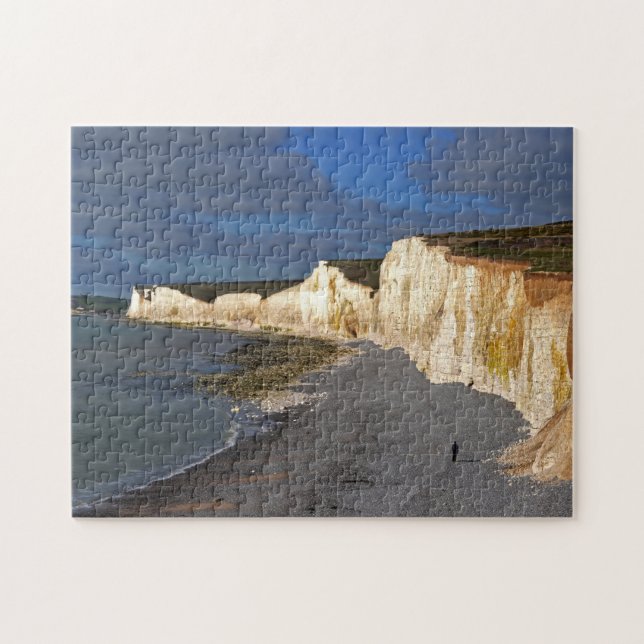Puzzle Acantilados de Eastbourne en la Inglaterra de Suss (Horizontal)