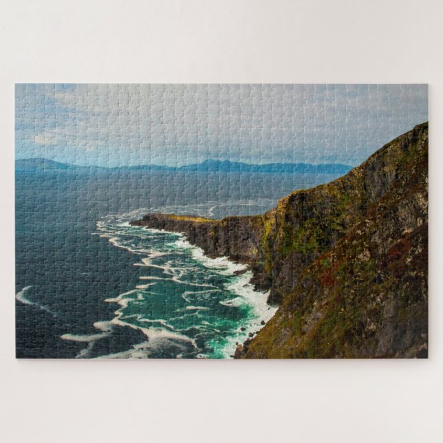 Puzzle Acantilados de Kerry Portmagee Kerry Irlanda. (Horizontal)