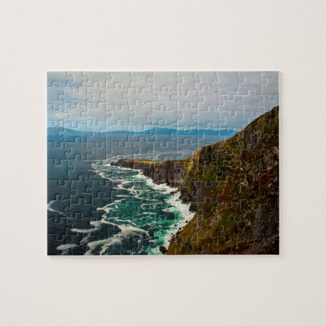 Puzzle Acantilados de Kerry Portmagee Kerry Irlanda. (Horizontal)