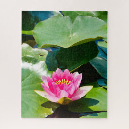 Puzzle Aceitado con hojas verdes