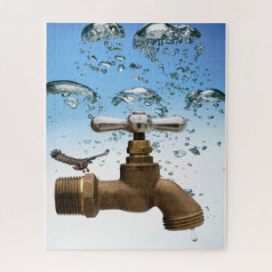 Puzzle Aceite de grifo H20 de agua rompe