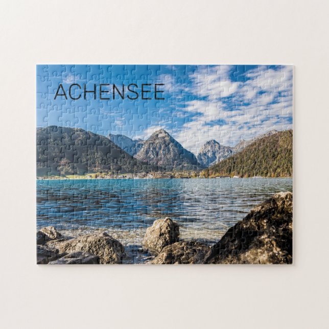 Puzzle Achensee Tirol Retro Austria Holiday Souvenir (Horizontal)