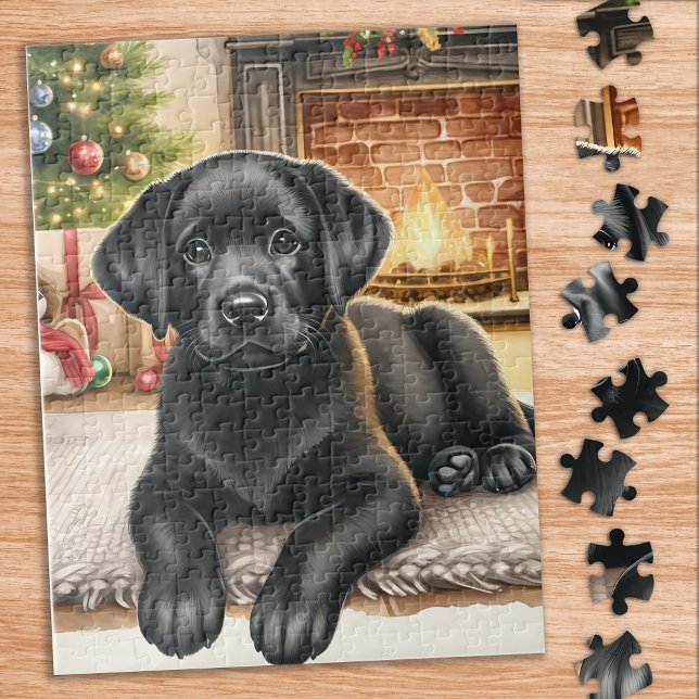 Puzzle Acogedores Navidades de perros recuperadores de la (Subido por el creador)