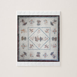 Puzzle Acolche en el "Broderie Perse", c.1800 (aplicado,