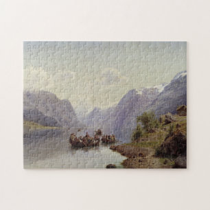 Puzzle Acompañamiento nupcial en el Fiord de Hardanger,