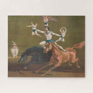 Puzzle Acróbatas A Caballo.