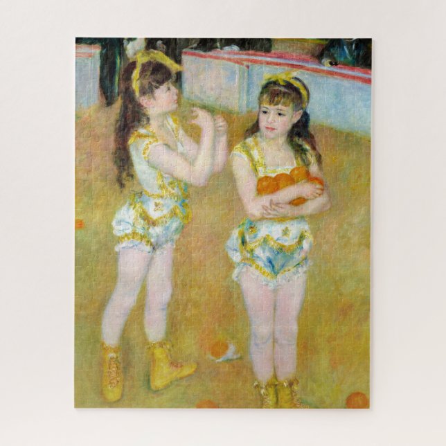 Puzzle Acróbatas en el Cirque Fernando por Renoir (Vertical)