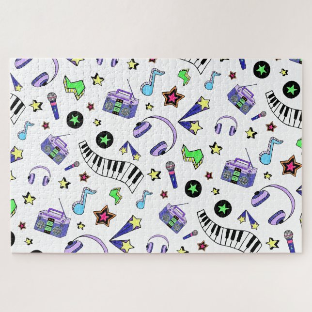 Puzzle Activar la música (Horizontal)