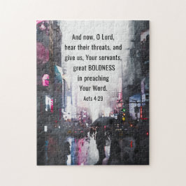 Puzzle Actos 4:29 O Señor Dar Un Gran Verso De La Biblia