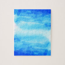 Acuarela azul ombre