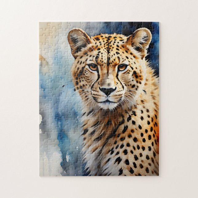 Puzzle Acuarela Cheetah African (Vertical)