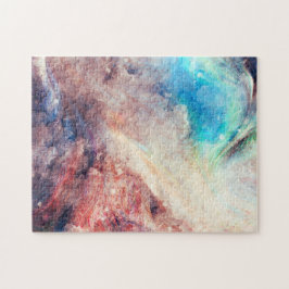 Puzzle acuarela de arte abstracto