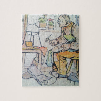 Puzzle Acuarela de la antigüedad del negocio de la