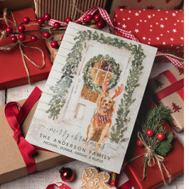 Puzzle Acuarela de vacaciones Snowowage Golden Retriever