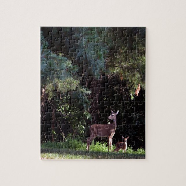 Puzzle Acuarela de vida silvestre (Vertical)